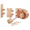 Prime-Line Bronze, Double Cylinder Deadlock Single Pack SE 19361 - alternate 1